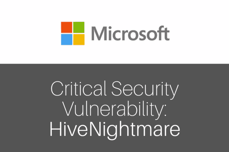 Windows HiveNightmare Vulnerability